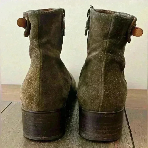 Alberto Fermani Green Suede Boots Womens size 7.5 US - Picture 6 of 9